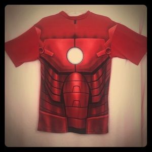 Marvel Iron Man Chestplate Graphic Costume T-Shirt